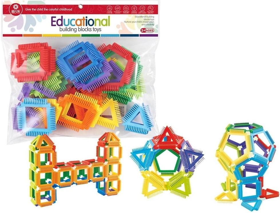 Askato Brush blocks - 32-piece puzzle