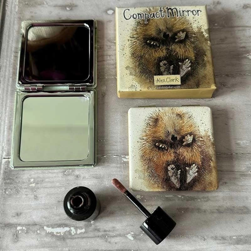 A mirror in a box. A