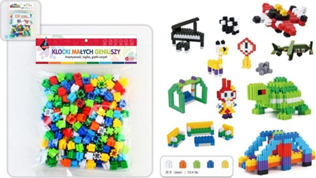 Askato Spatial blocks 128 pieces in