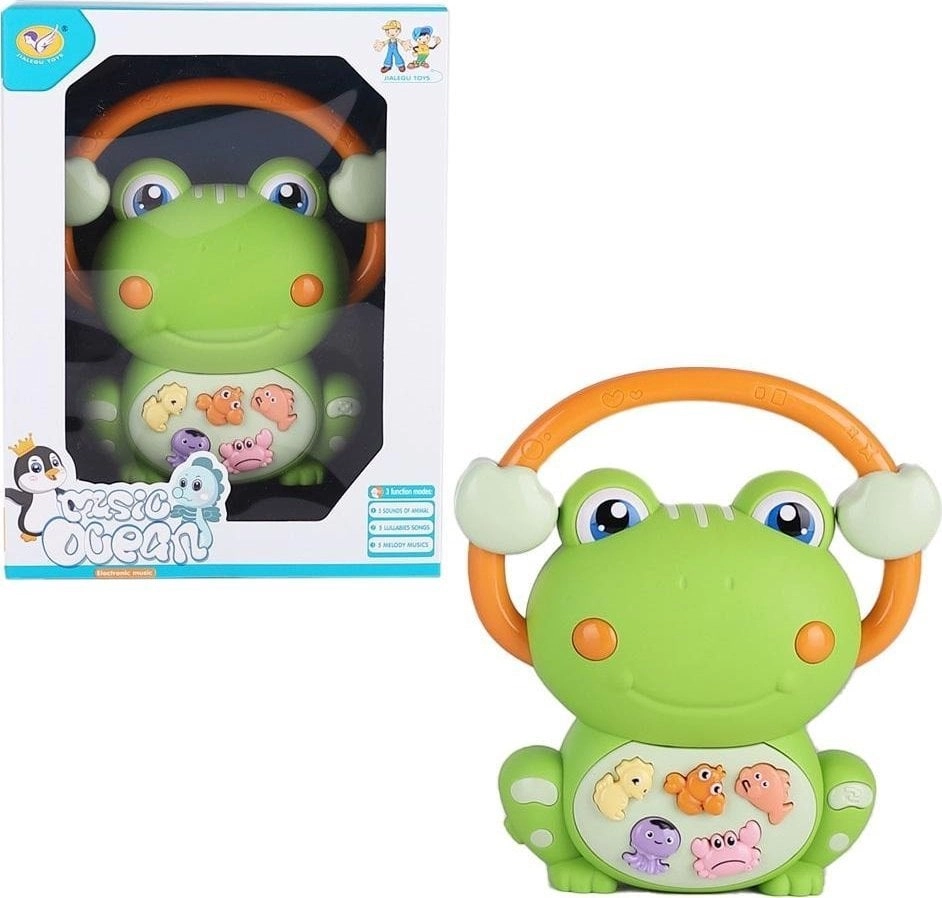 A musical toy - a frog