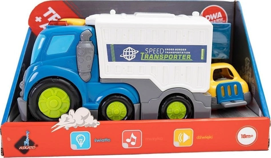2in1 car set - Garbage truck