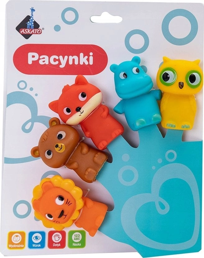 Askato Finger puppets - Animals 123813