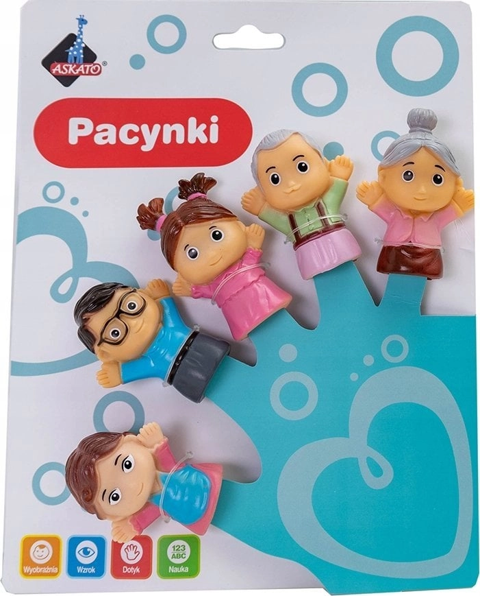 Askato Finger puppets - Family 123820