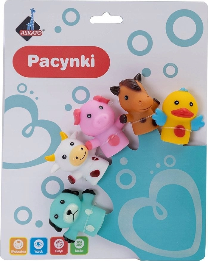 Askato Finger puppets - Farm animals