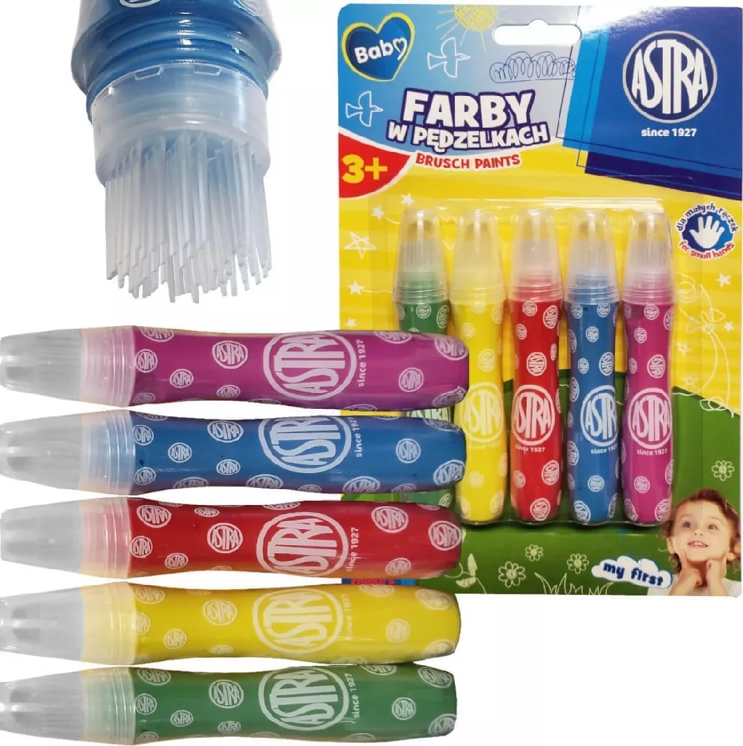 Astra Poster paints in tubes with