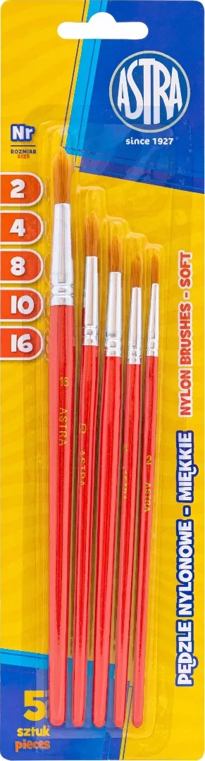 Astra Set of Astra nylon brushes