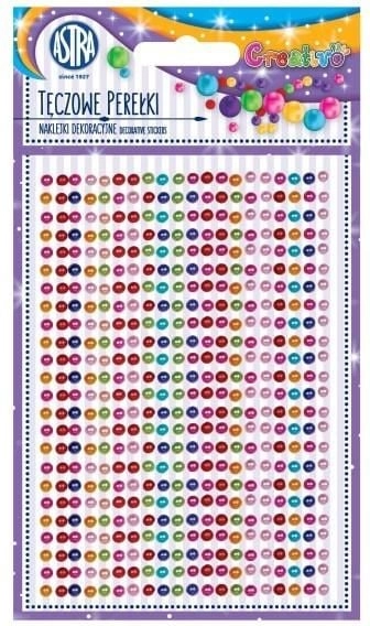 Astra DECORATIVE STICKERS RAINBOW PEARLS COLORFUL