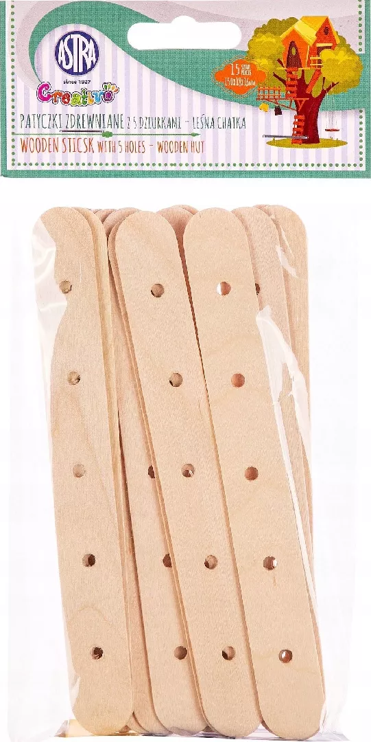 Astra Wooden sticks 150x18x1.6mm 5