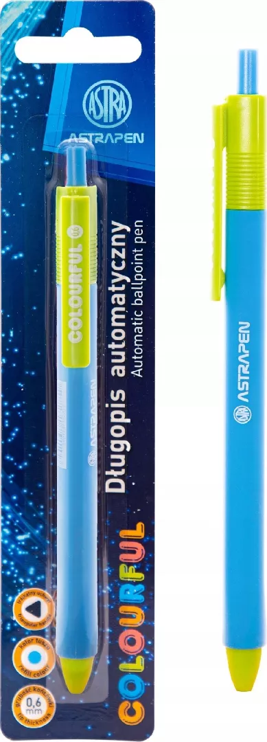 Astra Colorful retractable ballpoint pen 0