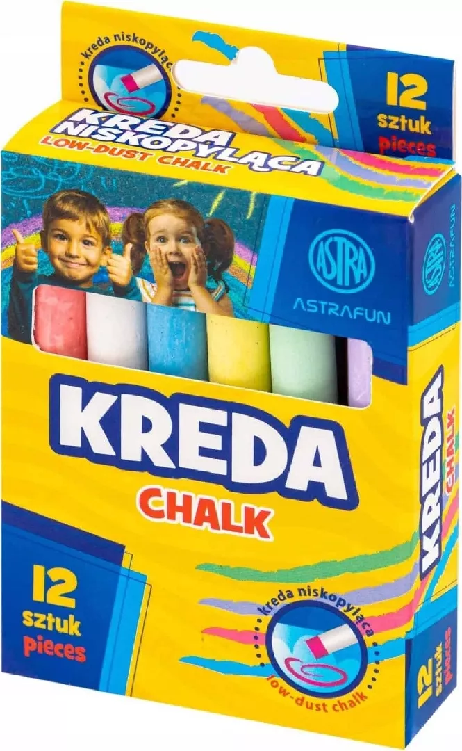 Astra Blackboard chalk Fun 12 pcs