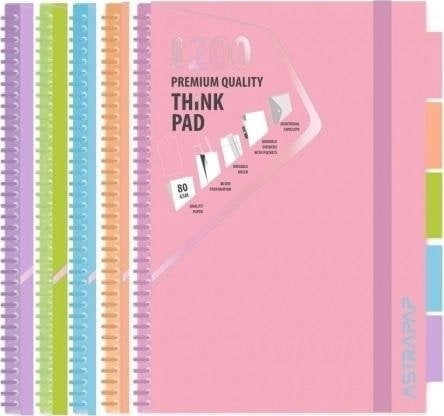 A5/200K PP Pastel ASTRA circular notebook