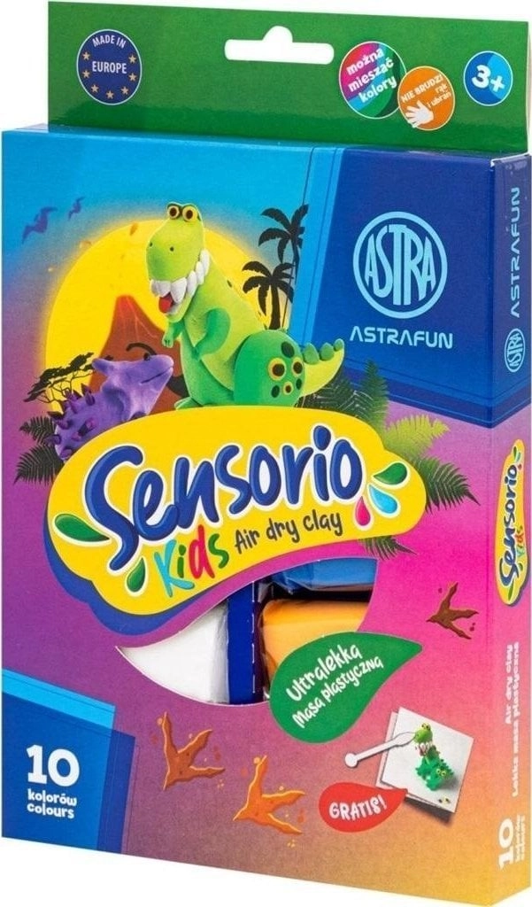 Light plasticine Dinosaurs Sensorio Kids -