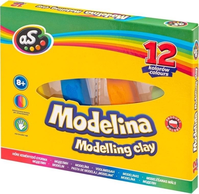 Modeling clay 12 colors AS 5901137206776