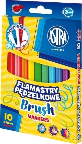 Round brush markers  10 colors 5901137183107