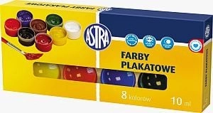 Astra Poster paints 8 colors/10 ml