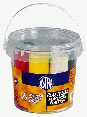 Astra Plasticine 6 colors in a