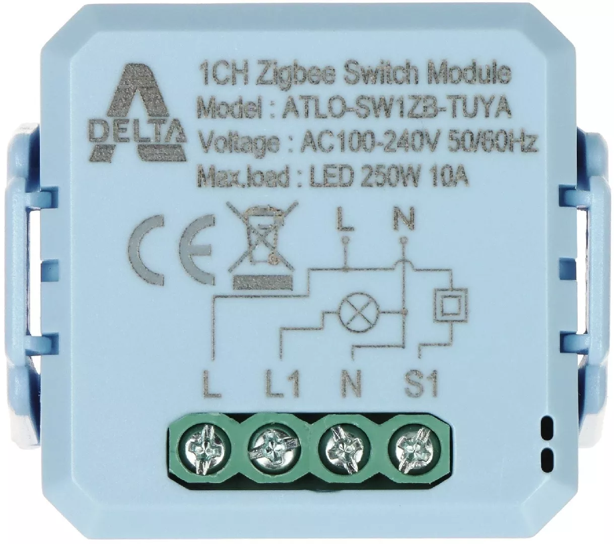 INTELIGENTNY PRZEŁĄCZNIK ATLO-SW1ZB-TUYA ZigBee  Tuya Smart