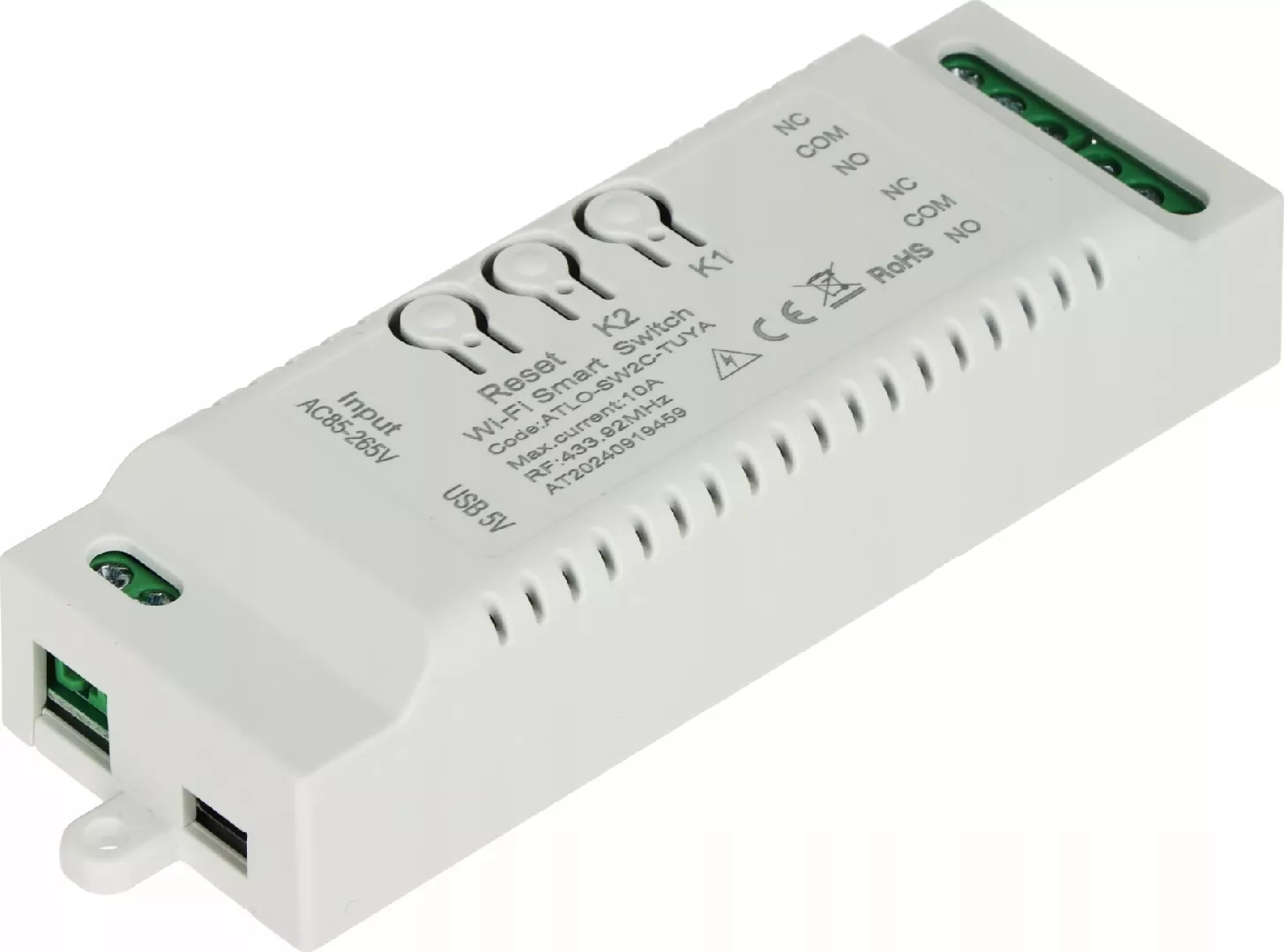 INTELLIGENT ATLO-SW2C-TUYA Wi-Fi SWITCH Tuya Smart
