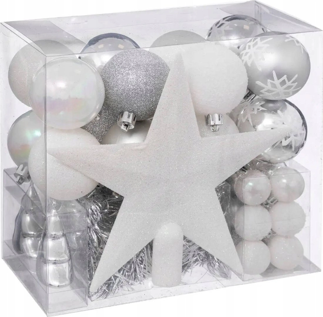 Atmosphera Set of Christmas decorations in