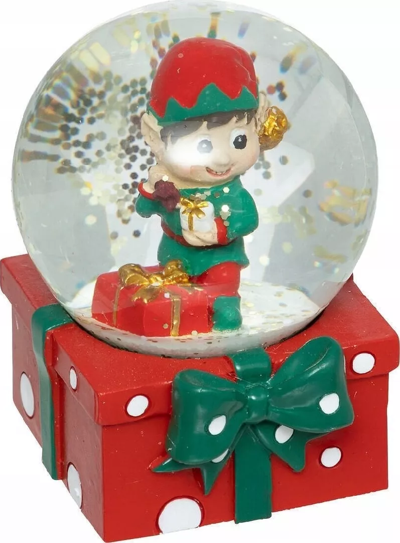 Atmosphera Decorative snow globe with an