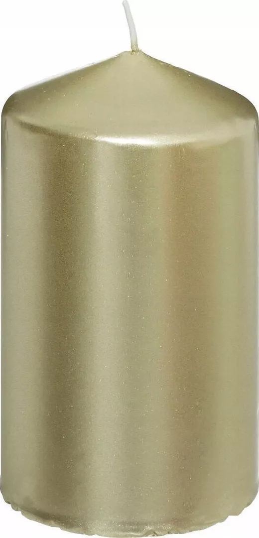 Atmosphera Cylindrical candle shiny 12 cm