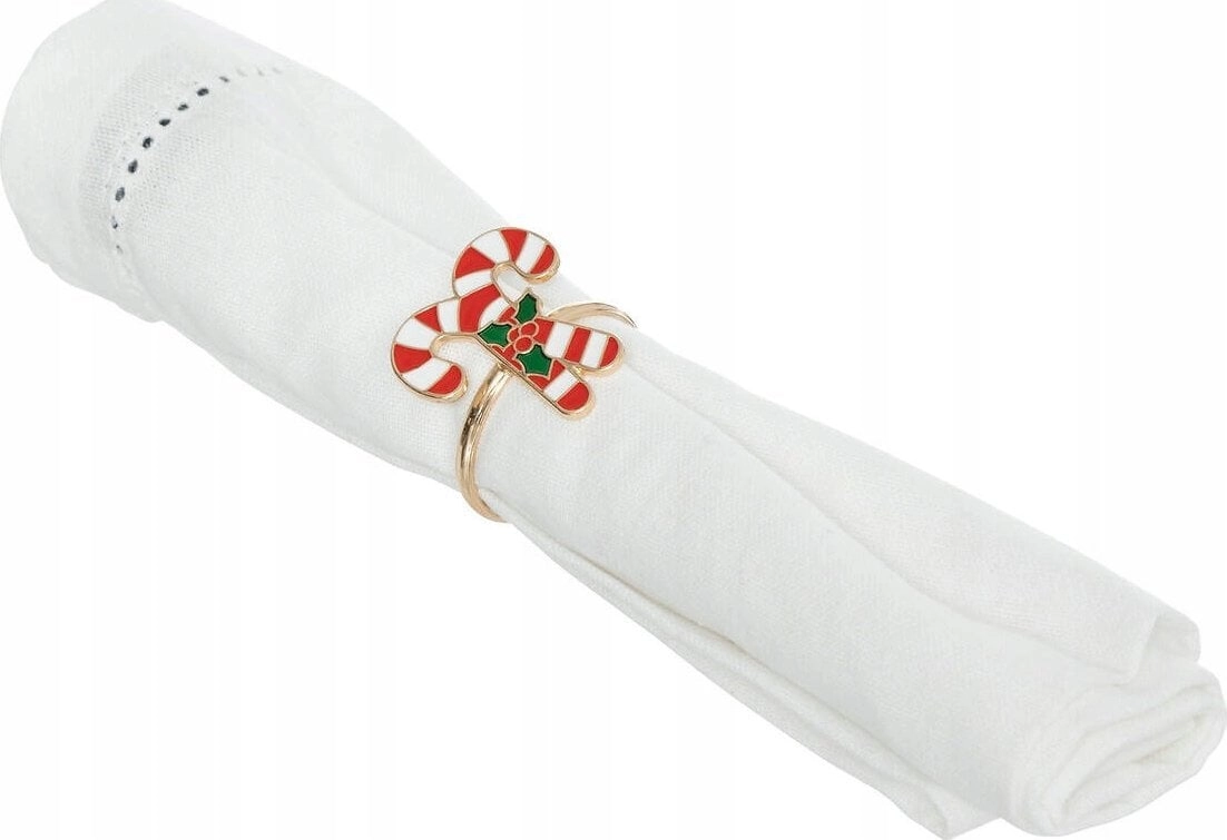 Atmosphera Christmas napkin rings metal 2