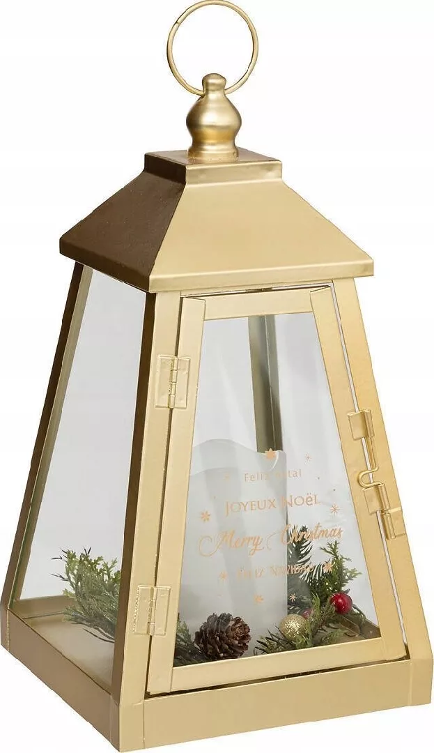 Atmosphera Metal lantern with LED candle
