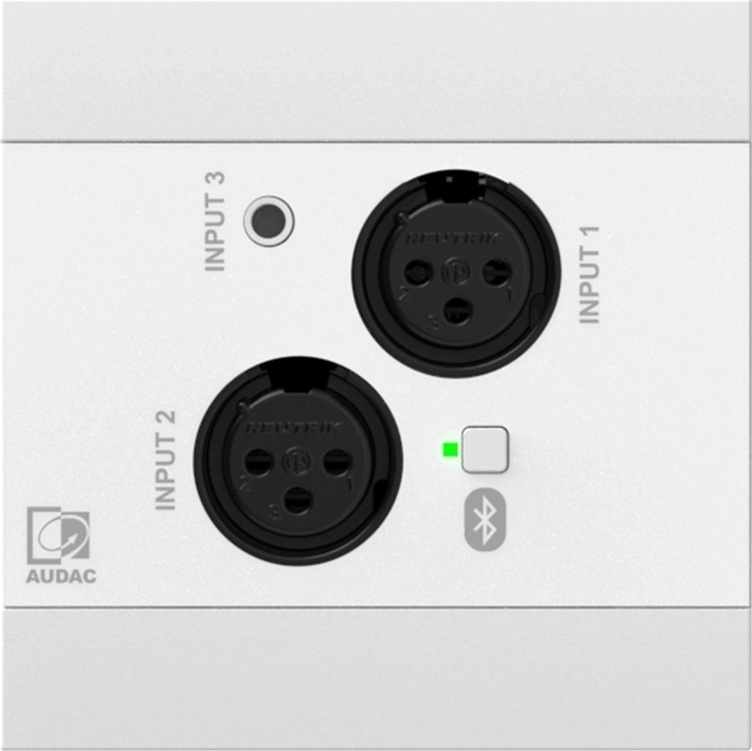 Wall panel AUDAC NWP320/W  2x XLR