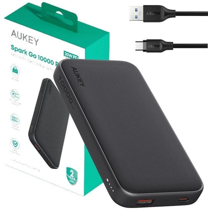 PB-Y46P PowerBank 10000mAh 20W 2xUSB kabel