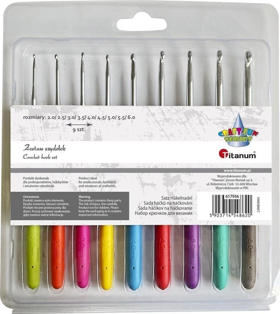 Creative set Metal crochet hooks 160mm