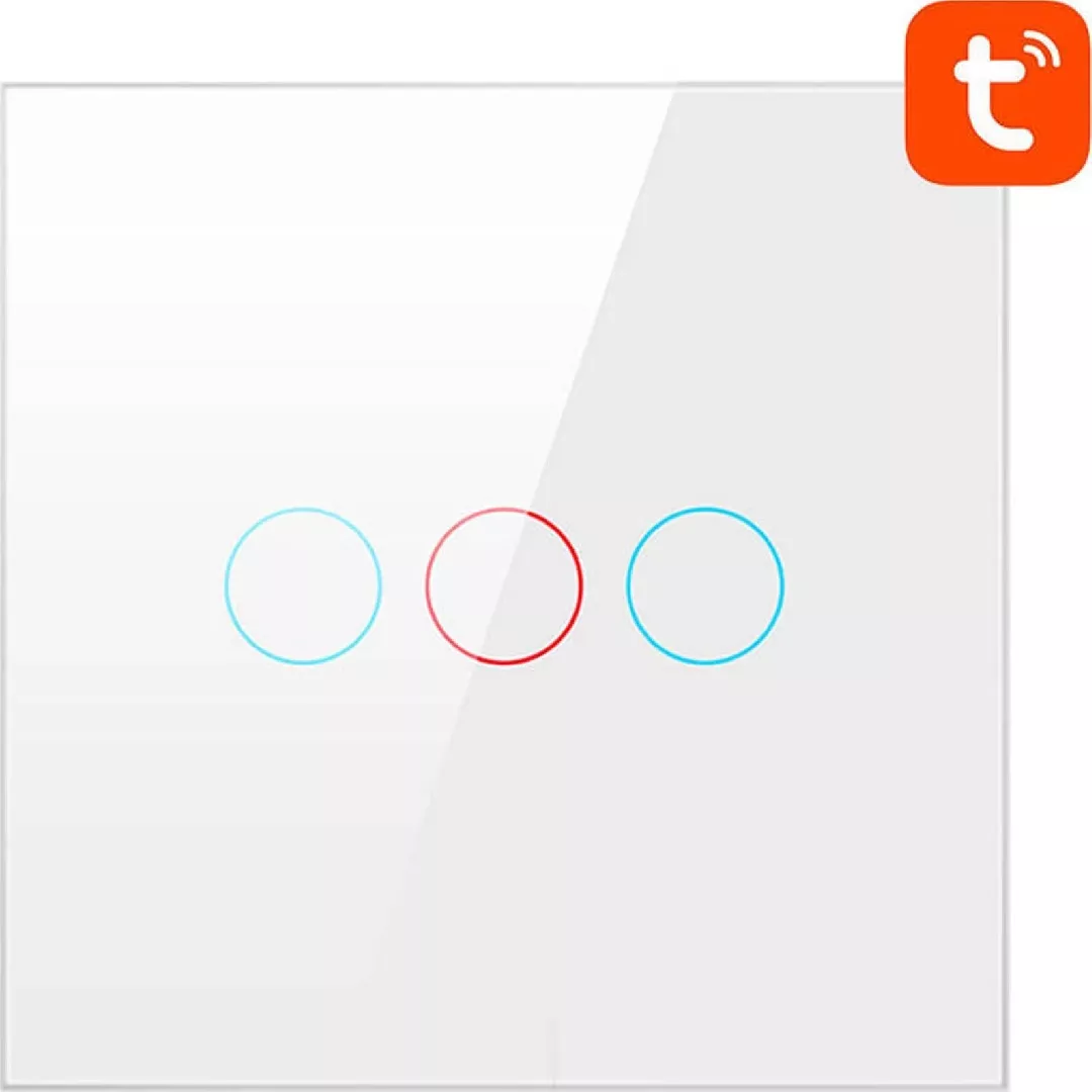 Smart Light Switch WiFi Avatto TS02-EU-W3