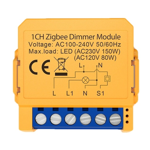 Avatto Inteligentny przełącznik dopuszkowy ZigBee Avatto