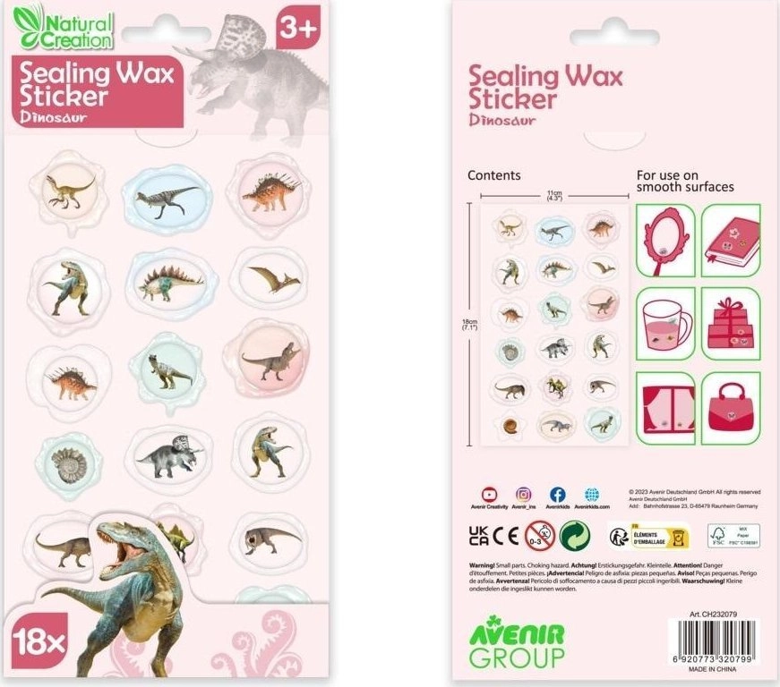 Wax stickers - Dinosaurs 6920773320799