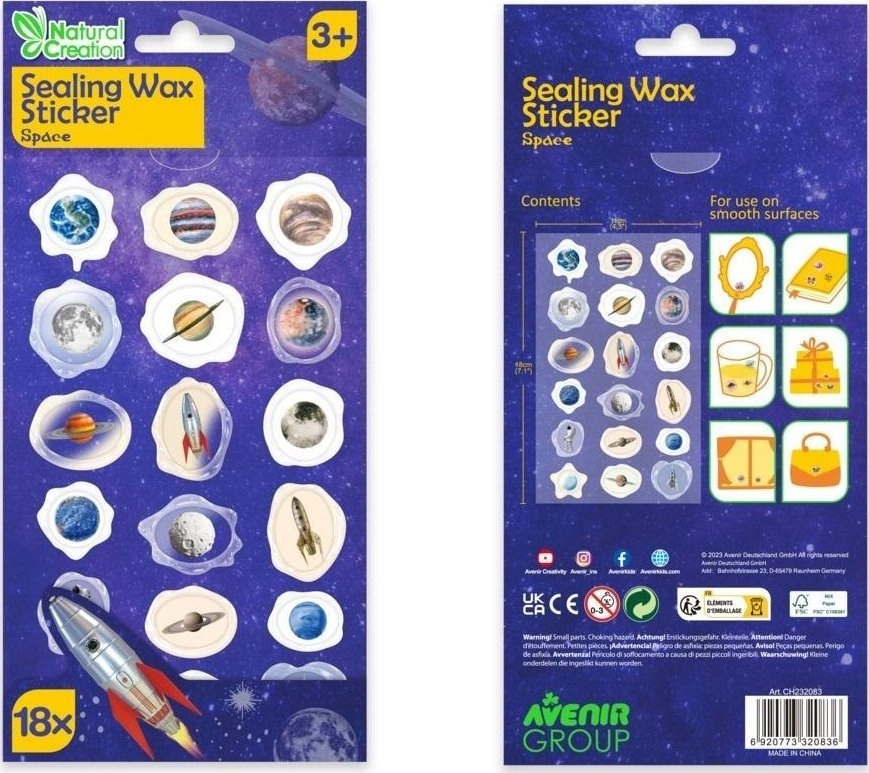 Wax stickers - Space ( 6920773320836