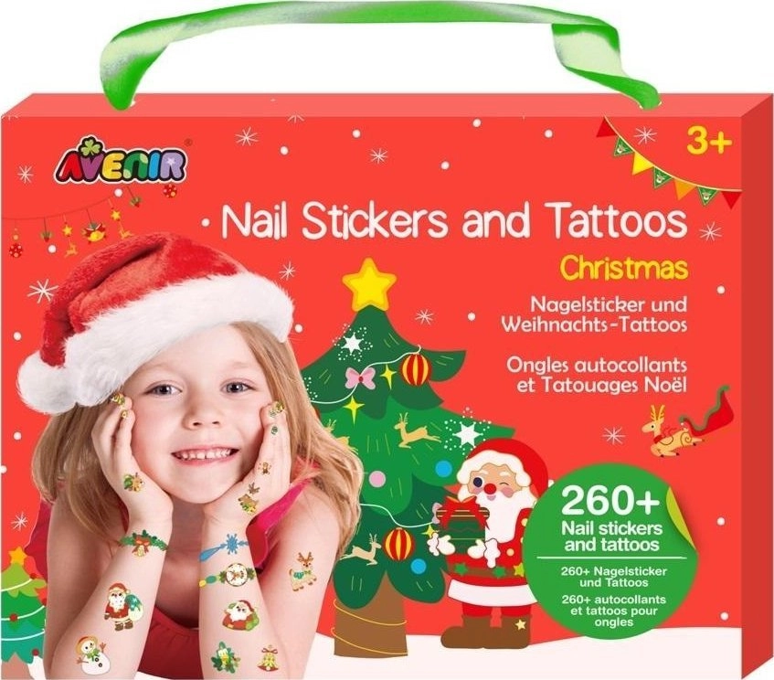 Nail and tattoo stickers - Christmas