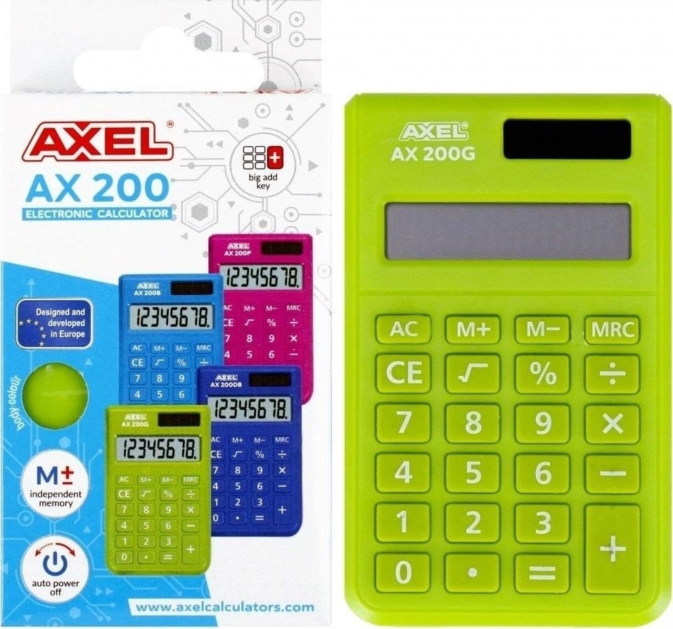 Kalkulator Axel AX-200G STK KAL37 5904335837025
