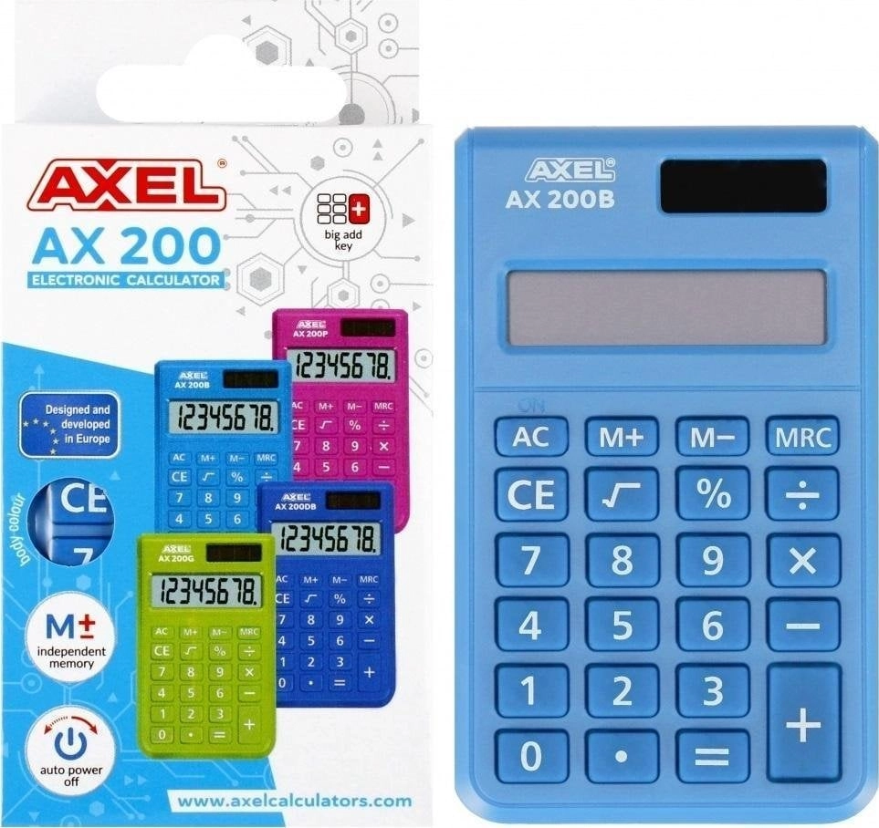 Axel AX-200B calculator STK KAL39
