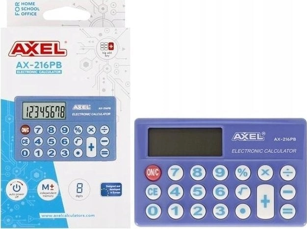 Axel Calculator AXEL CALCULATOR AX-216PB PUD