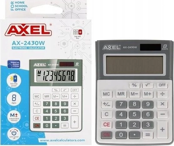 Calculator AXEL CALCULATOR AXEL AX-2430W PUD