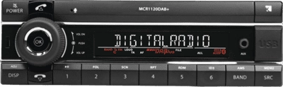 4x44 W  Car Audio with USB(2x)/AUX/Bluetooth/DAB+