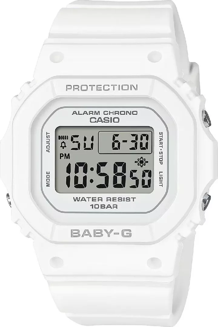 BABY-G sporta pulkstenis Casio Baby-G pulkstenis BGD-565U-7ER, balta siksniņa