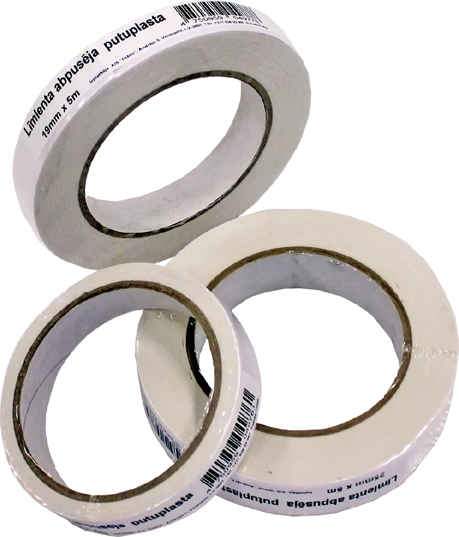 Līmlenta abpusēja putuplasta 25mm 5m 9049785