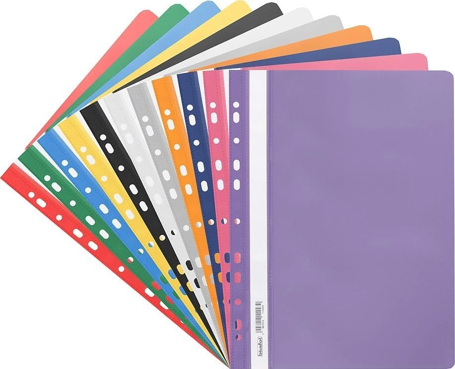 BIUR-FOL PLASTIC BINDER WITH PERFORATION BIURFOL
