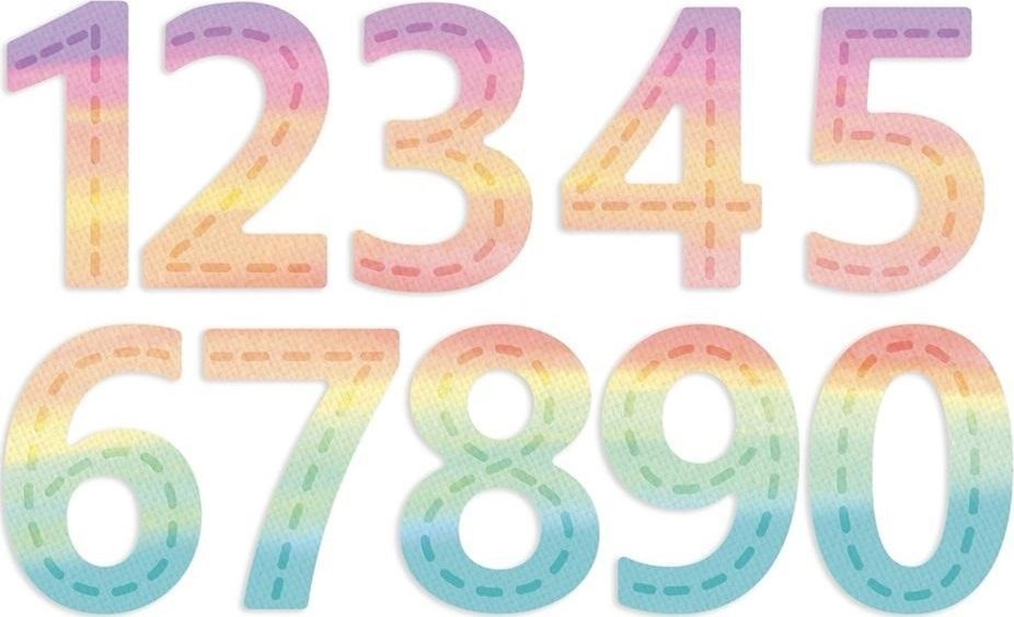 Set of cutting dies - Numbers
