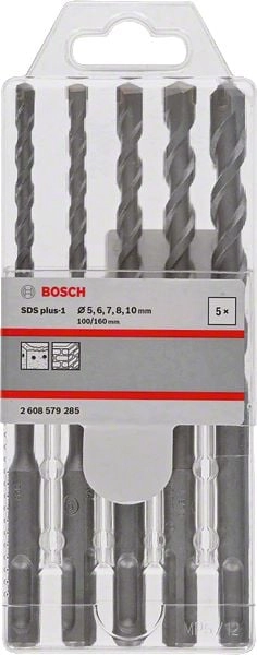 BOSCH WIERTŁO SDS PLUS-1 KPL. 5/6/7/8/10