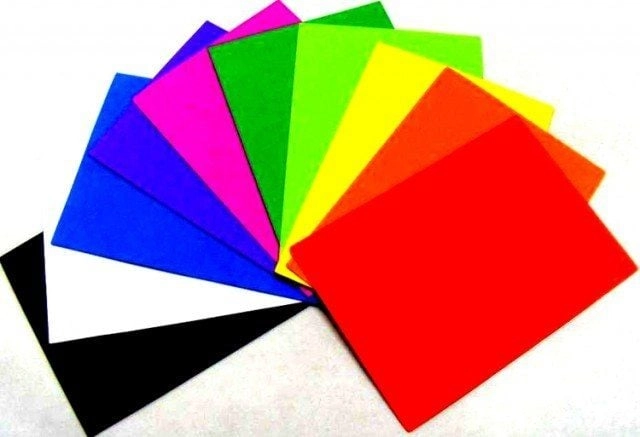 PVC foam with glue  10 pcs