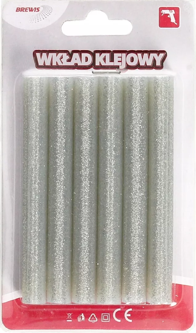 BREWIS glue sticks Silver glitter glue