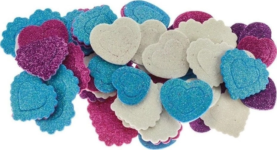 Heart foam stickers PVW05 5906190683014