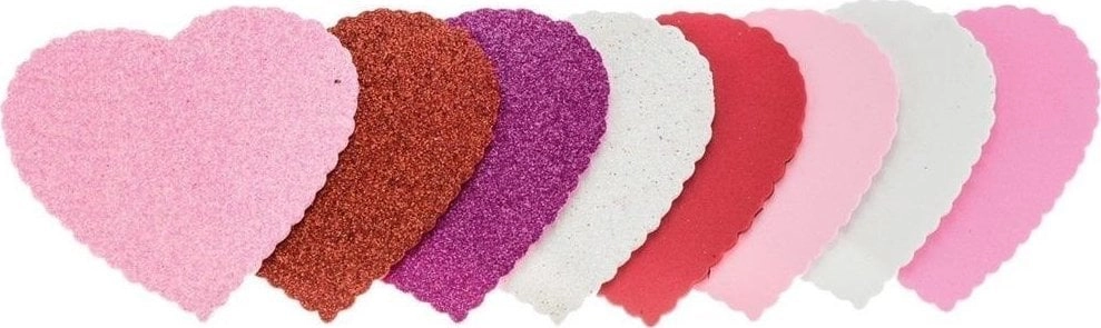 Heart foam stickers PVW08 5906190683045
