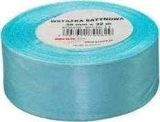 Blue satin ribbon 38mmx32m 5907611705346